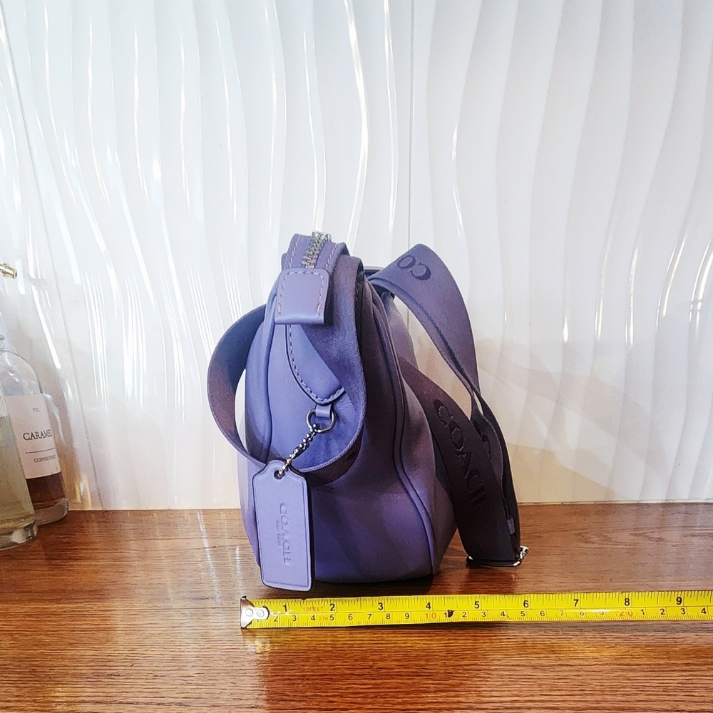 COACH PACE Shoulder Crossbody Bag Light Violet - Picture 14 of 15